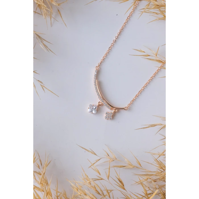 Yonca Rose 925 Gümüş Kolye