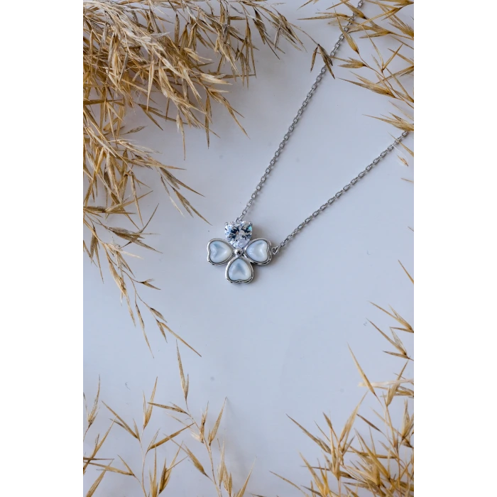 Yonca&Kalp Silver 925 Gümüş Kolye 