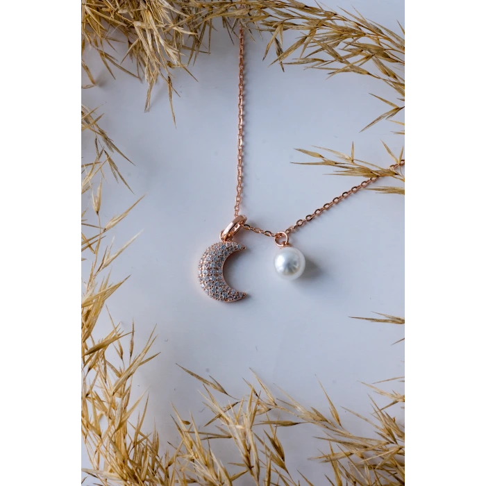 Ay&inci Rose 925 Gümüş Kolye