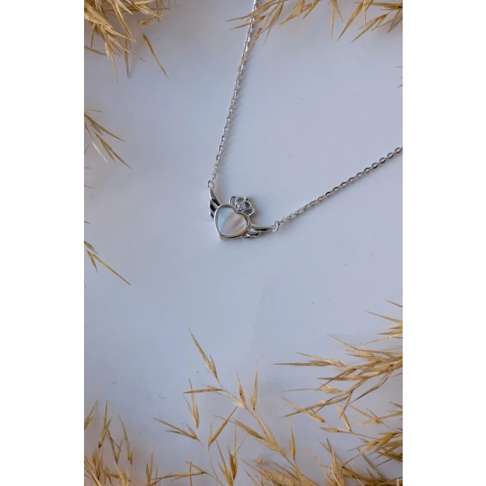 Kalp Kanat Silver 925 Gümüş Kolye