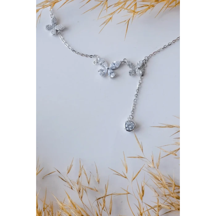 Kelebekler Silver 925 Gümüş Kolye