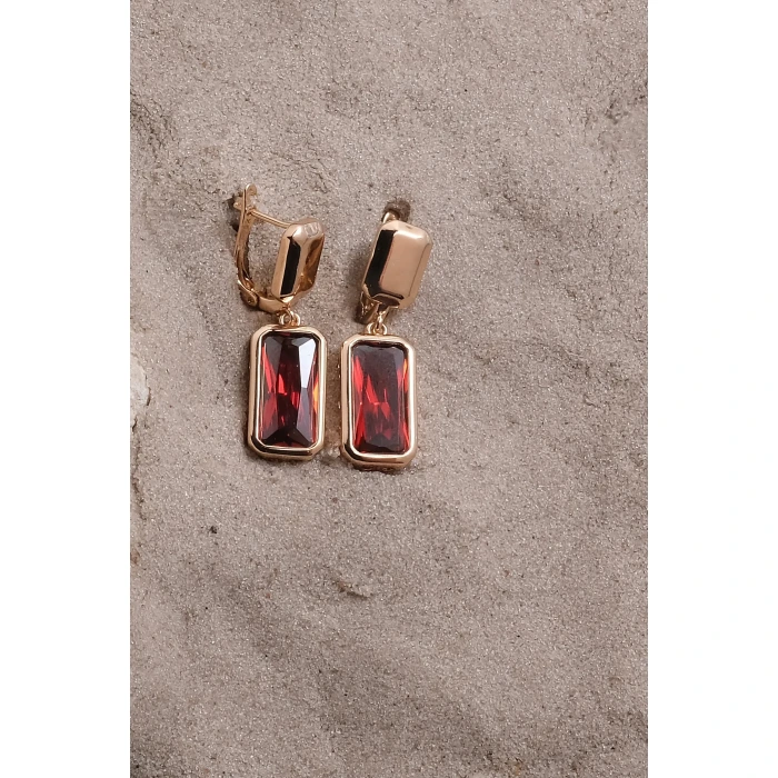 Red Pavila Rose Xuping Küpe