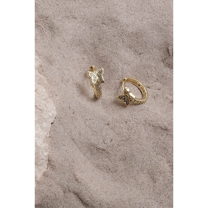 ButterflyY 14k Gold Xuping Küpe