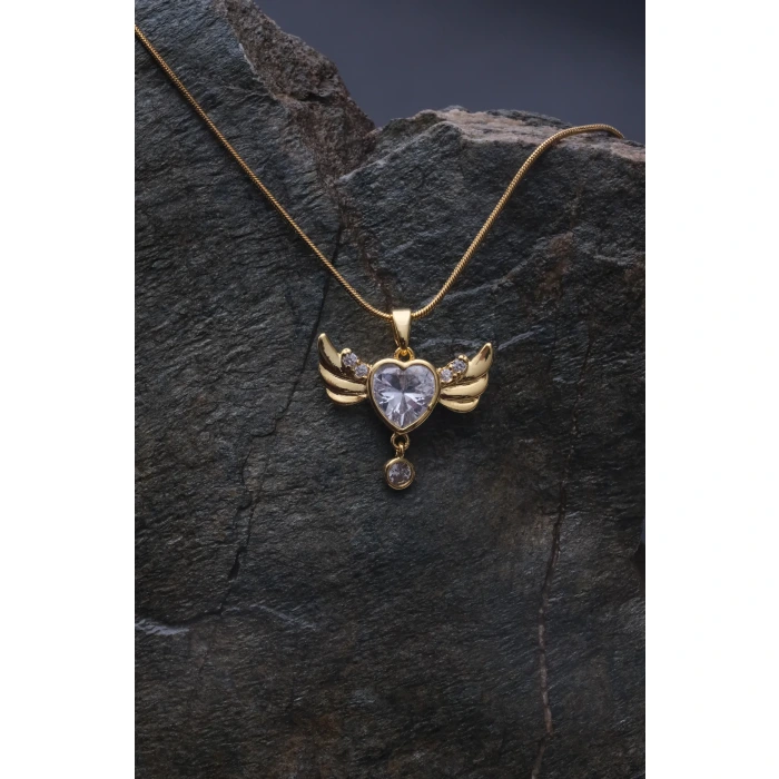 Angel Gold Çelik Kolye 