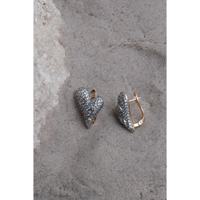 Maite Kalp Rose Xuping Küpe 