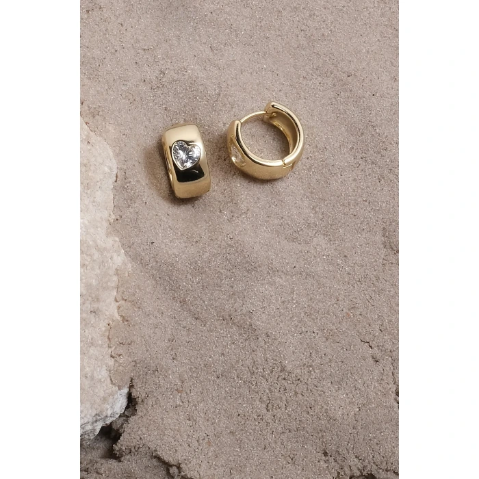 Kalp 14k Gold Xuping Küpe