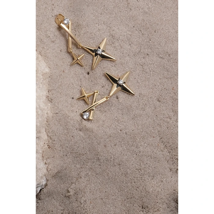 Pernik 14k Gold Xuping Küpe