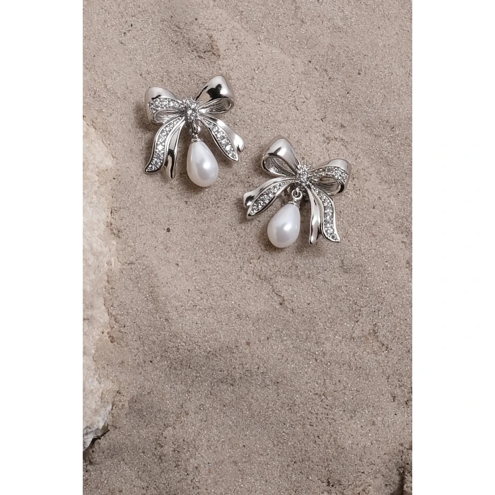 Fiyonk İnci Silver Xuping Küpe