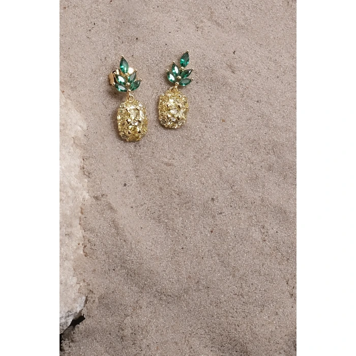 Ananas 14k Gold Xuping Küpe