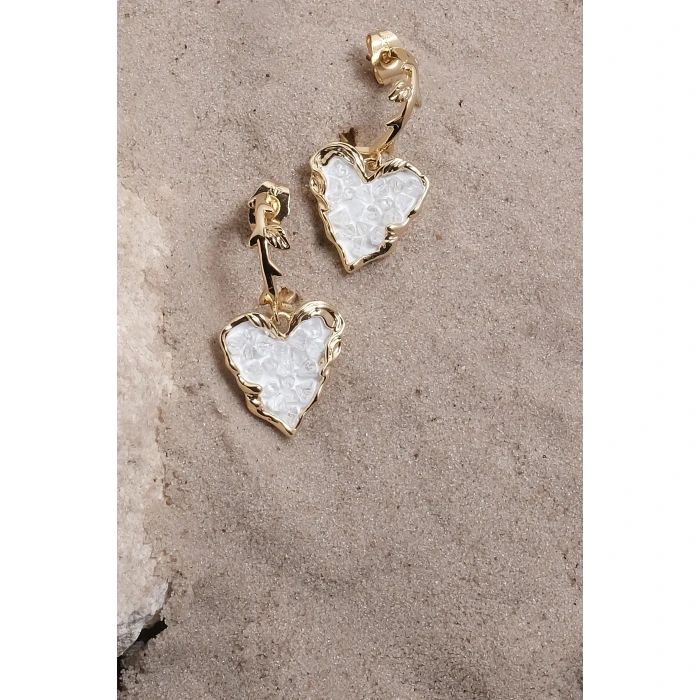 Kalp 14k Gold Xuping Küpe