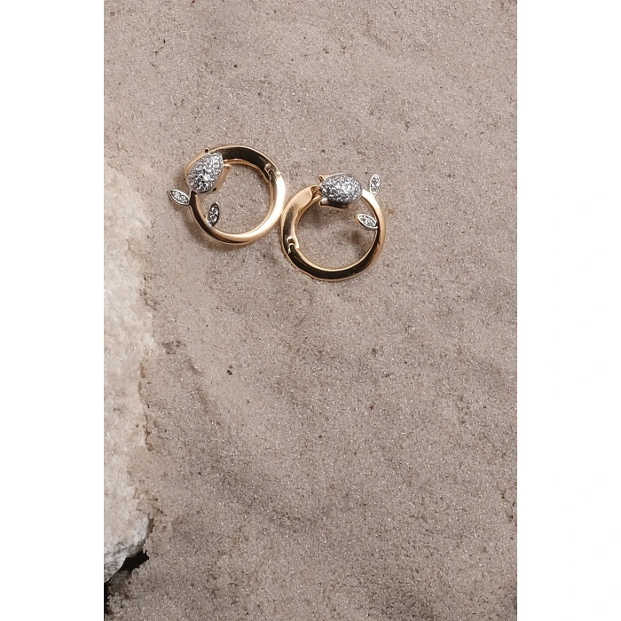 Gül Rose Xuping Küpe 