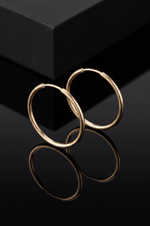 28mm Xuping Küpe -14K Altın Renk Kaplama