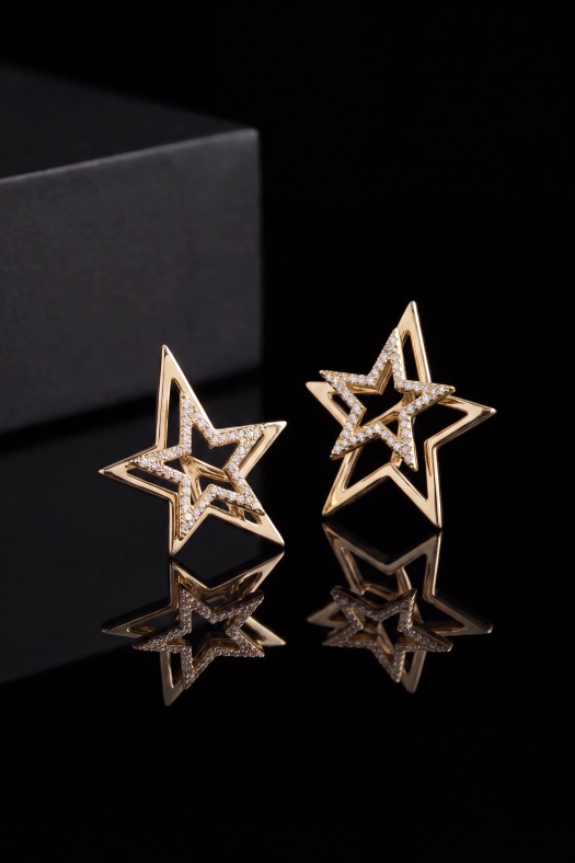 Star Xuping Küpe -14K Altın Renk Kaplama