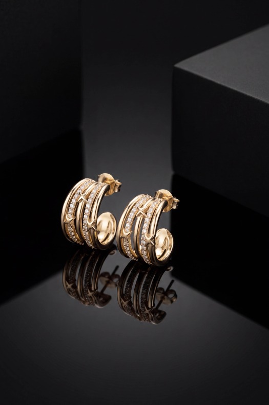 Broome Xuping Küpe -14K Altın Renk Kaplama