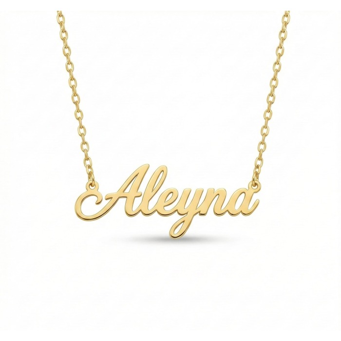 Kadın 925 Gümüş İsim Kolye